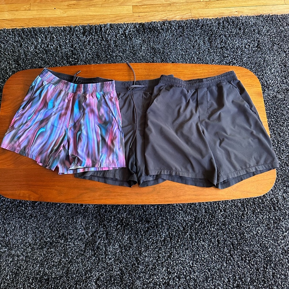 x3 Lululemon athletic Shorts
